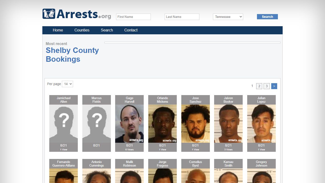 Shelby County Arrests and Inmate Search